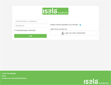 Tablet Screenshot of isalaleerportaal.nl